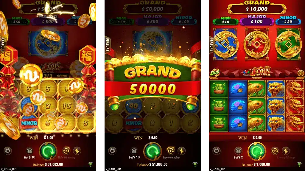 3 Coins Dp100 Bonus